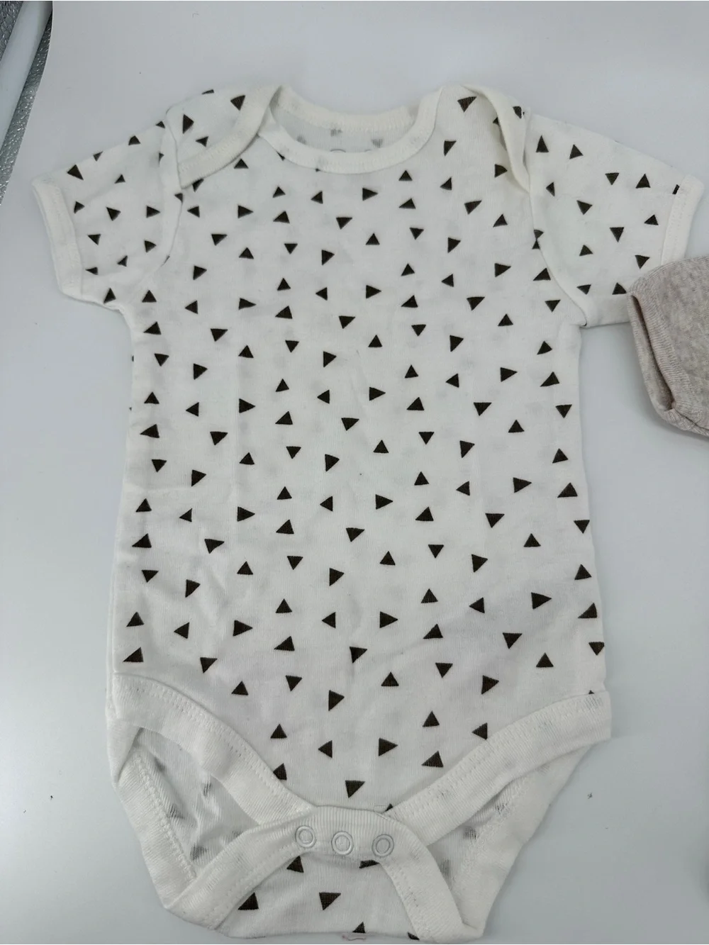 Rene Rofe Baby 6-9 Months Bodysuits Cotton Short Sleeve Underclothes Set 4 Lot